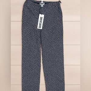 DKNY Jeans Floral Print Rayon Pants - Size M (NWT)